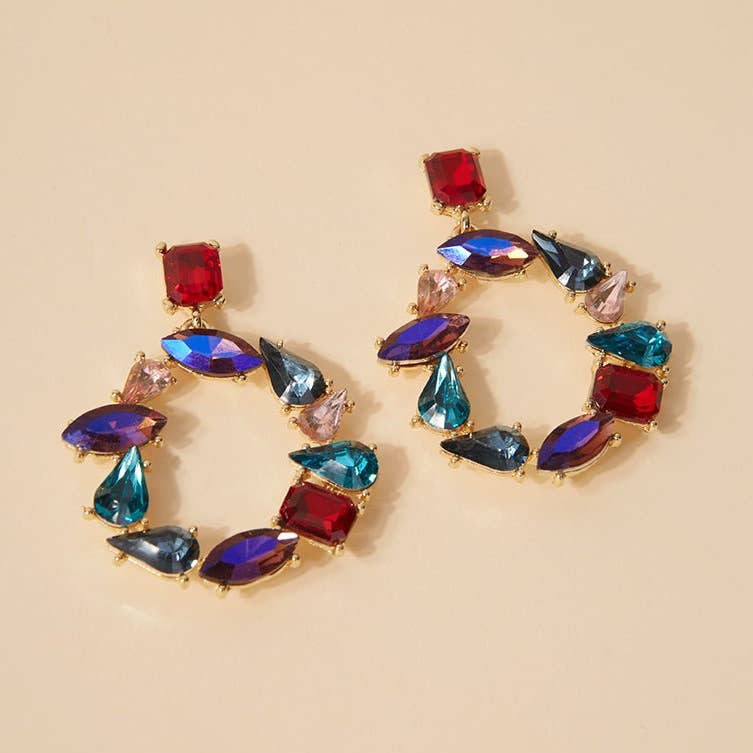 Pendientes Ofelia Red Le Palmier