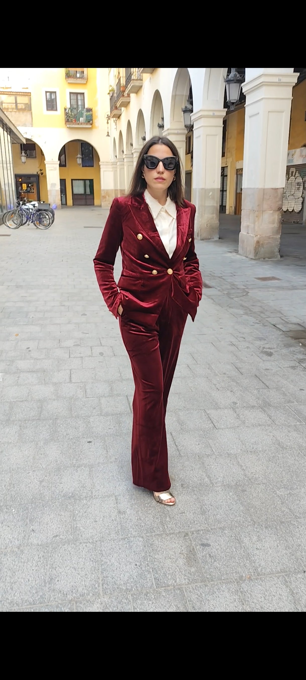 Americana Blazer Terciopelo