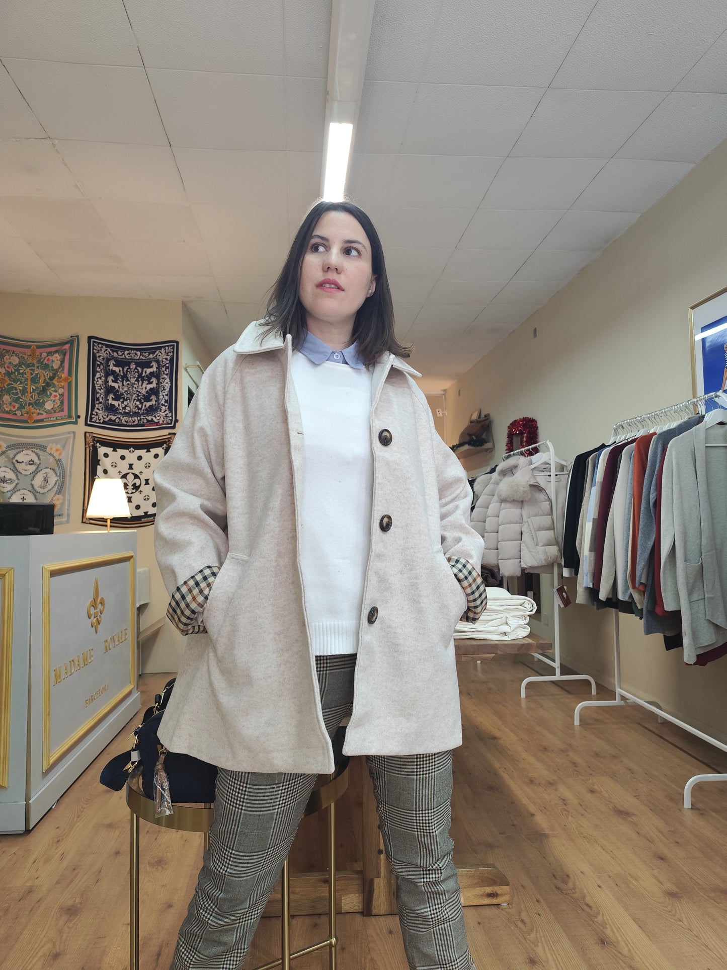 Abrigo de paño Carcassone