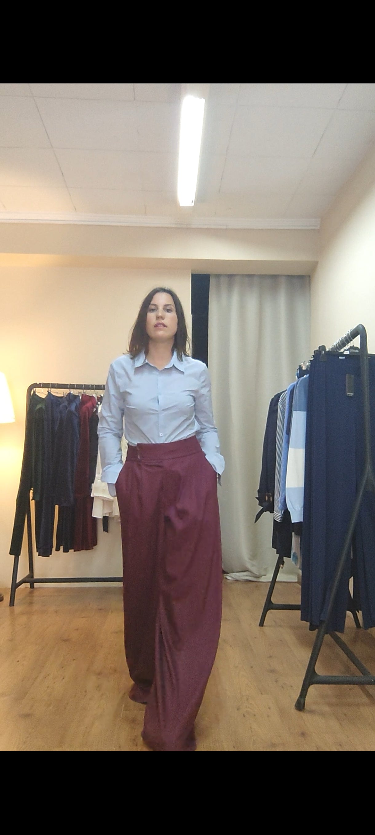 Blusa básica entallada