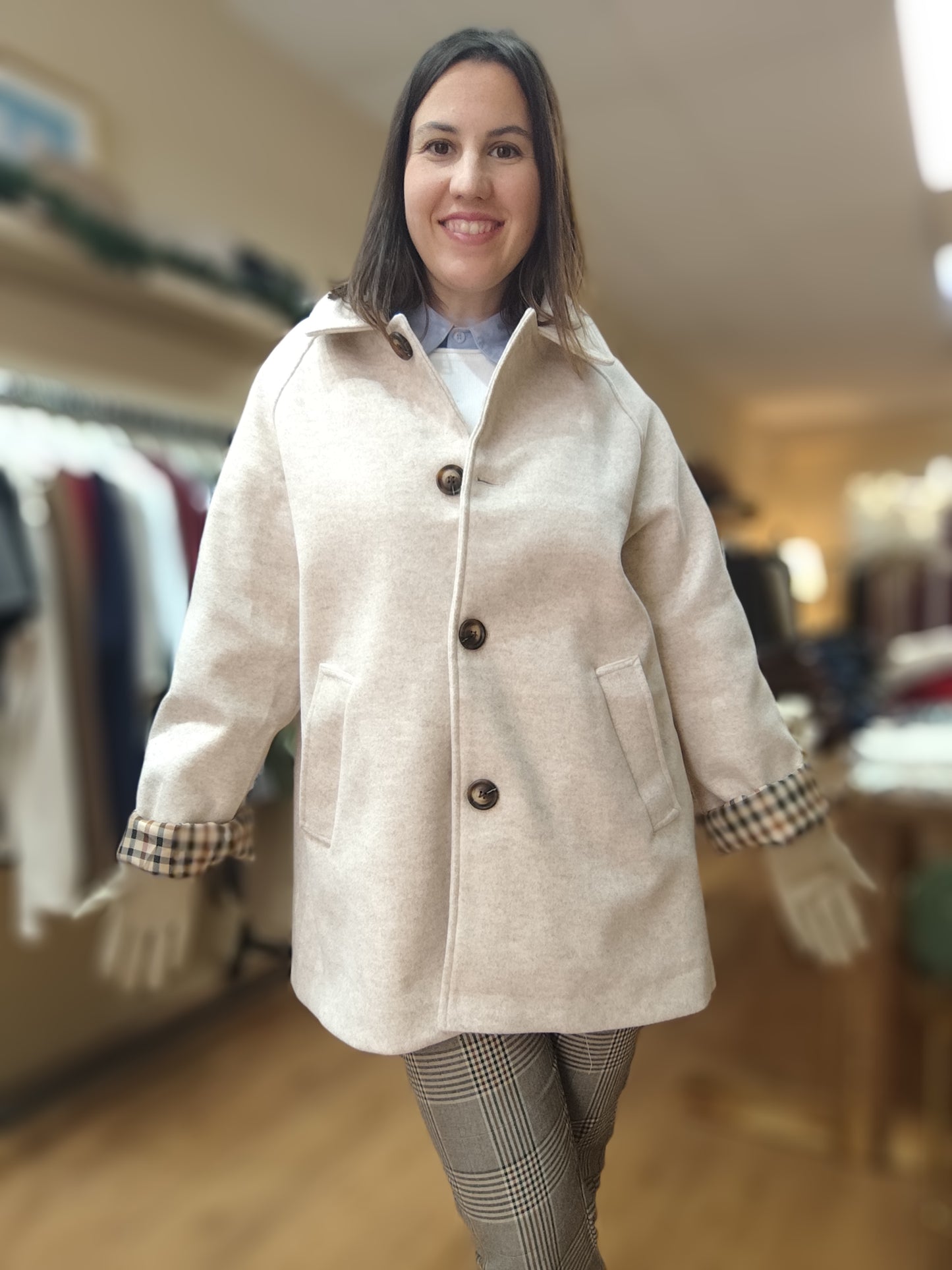 Abrigo de paño Carcassone