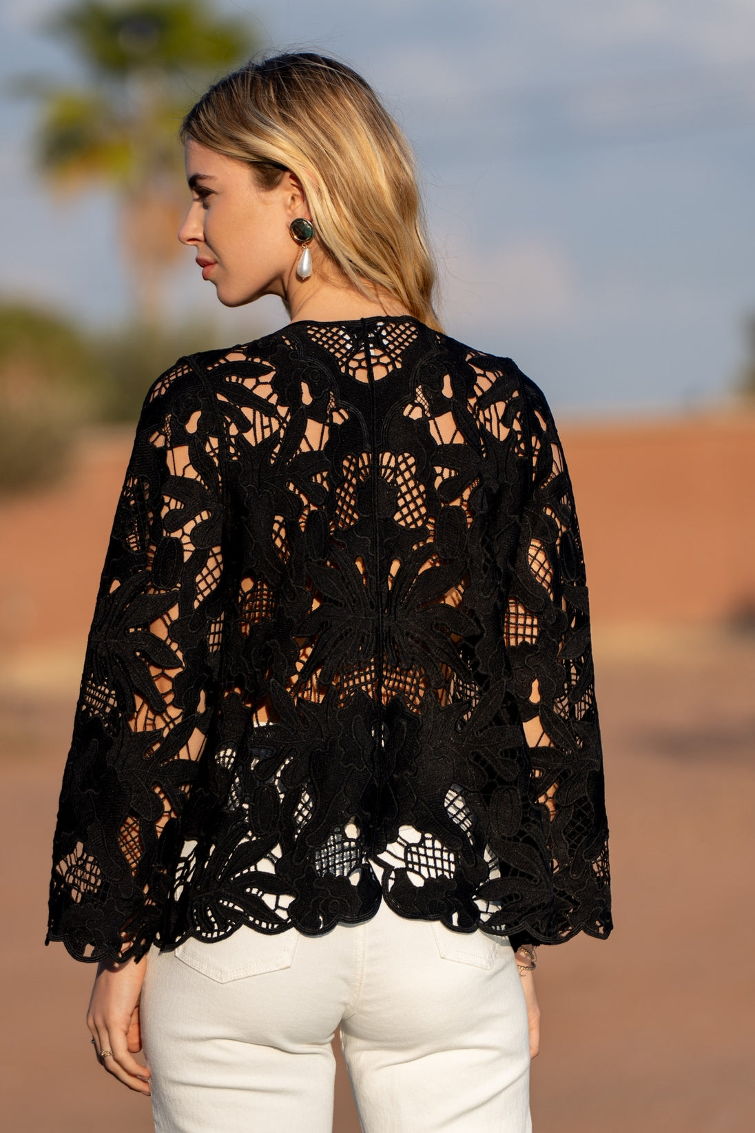 Chaqueta Chiara Macramé