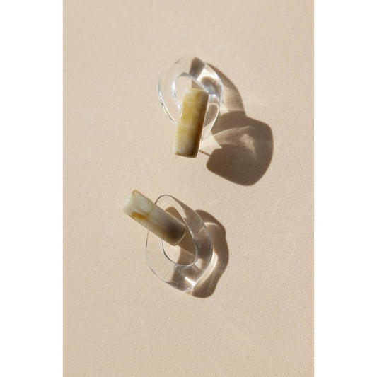 Pendientes Glossy Swan Transparent